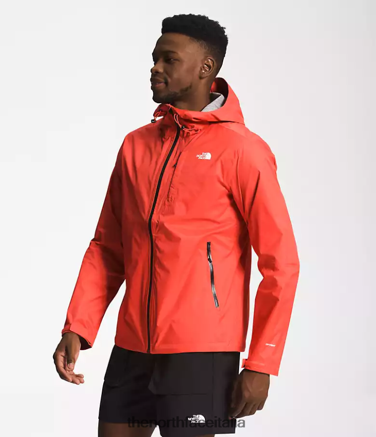 The North Face vestiario 460N8D1251 arancione retrò uomini giacca alta vista