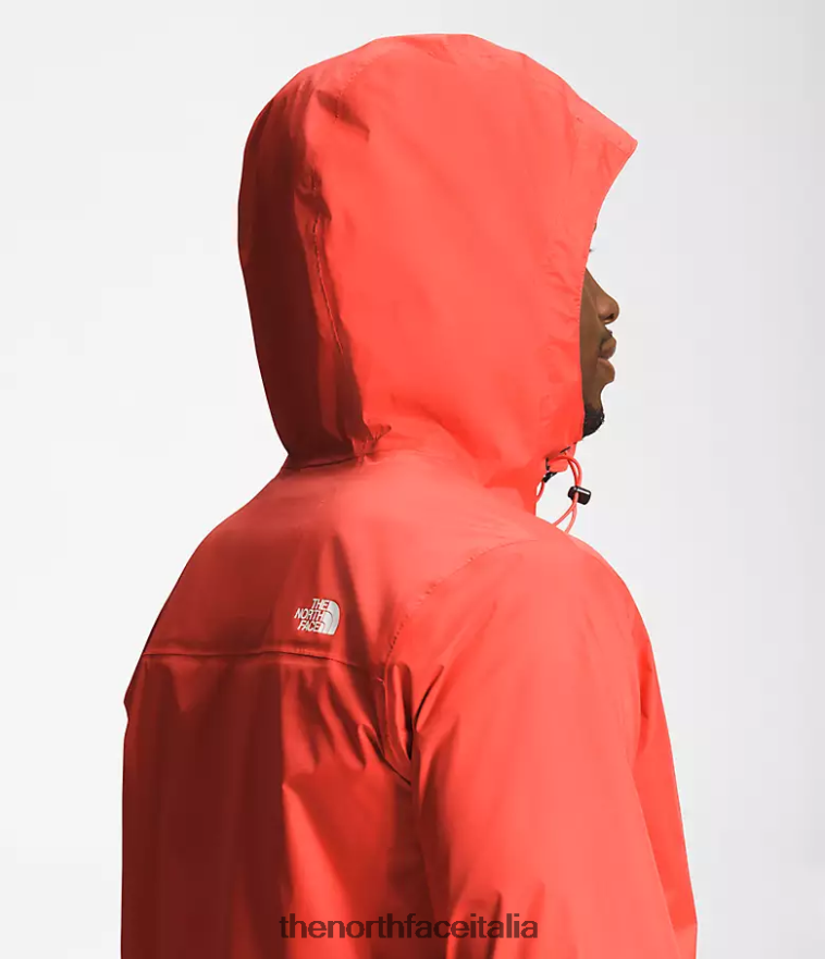 The North Face vestiario 460N8D1251 arancione retrò uomini giacca alta vista