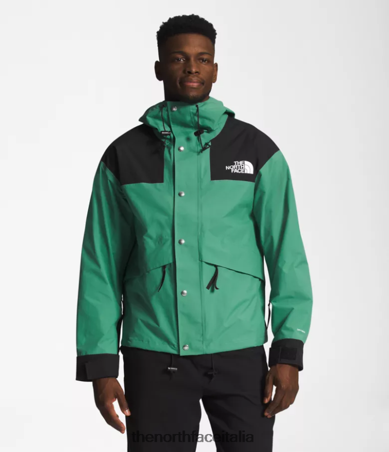 The North Face vestiario 460N8D1295 verde erba intenso uomini Giacca da montagna retrò 86