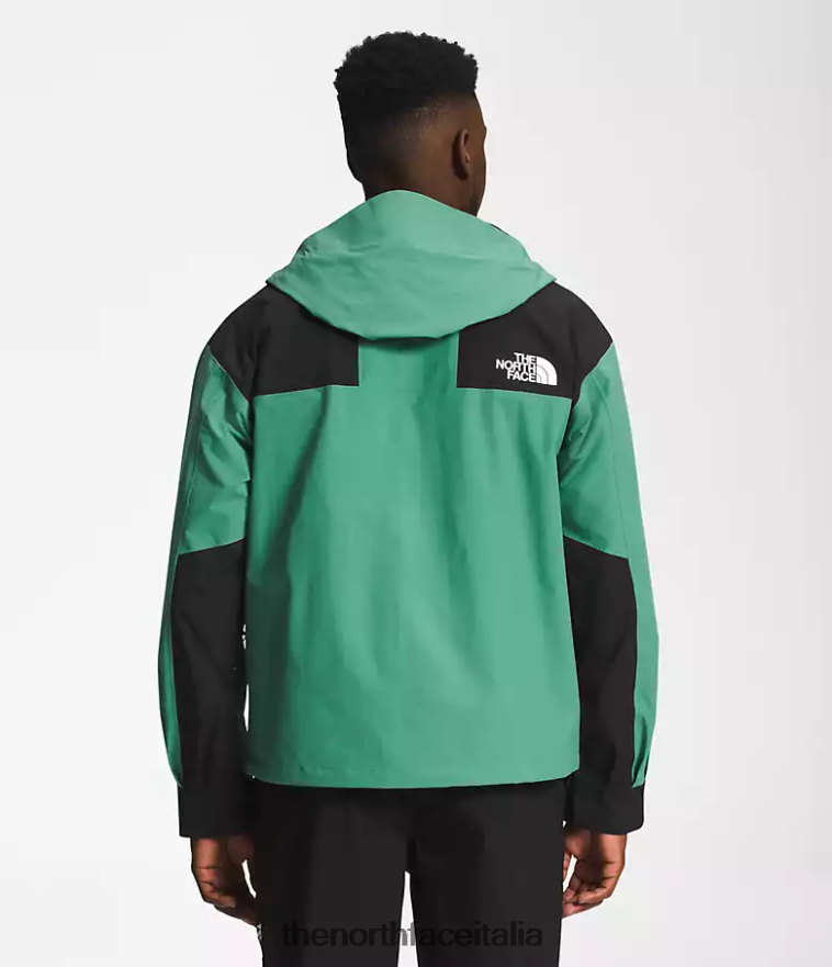 The North Face vestiario 460N8D1295 verde erba intenso uomini Giacca da montagna retrò 86
