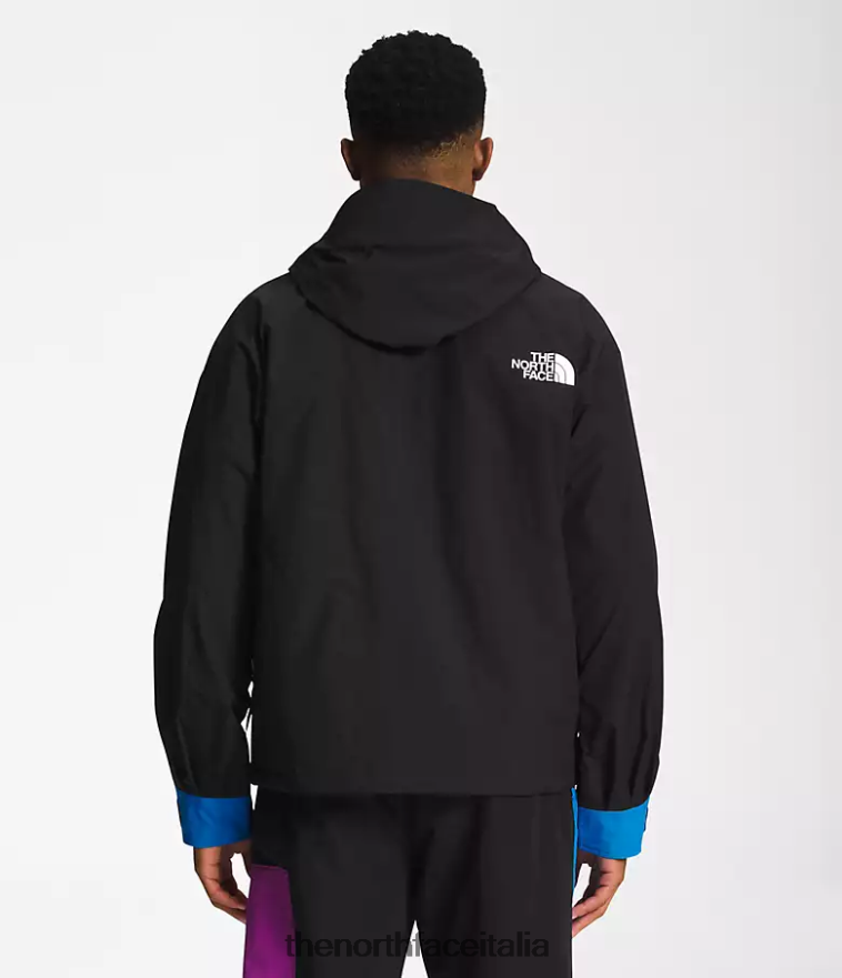 The North Face vestiario 460N8D1296 tnf fiore di cactus nero/super sonic blu/viola uomini Giacca da montagna retrò 86
