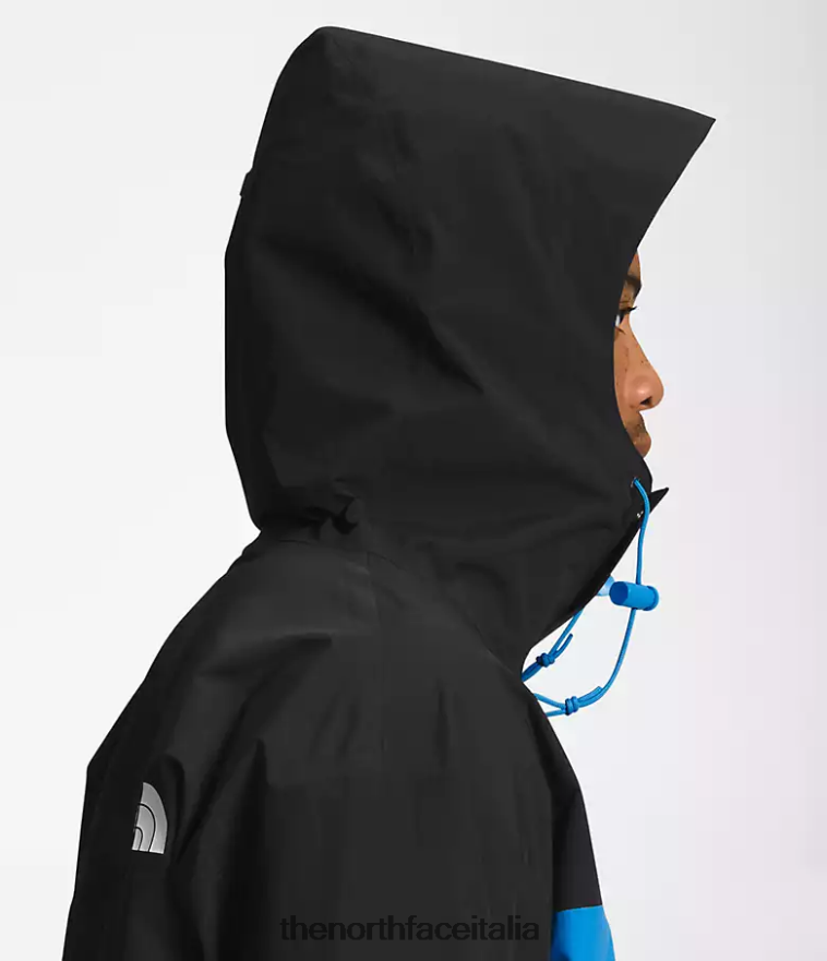 The North Face vestiario 460N8D1296 tnf fiore di cactus nero/super sonic blu/viola uomini Giacca da montagna retrò 86