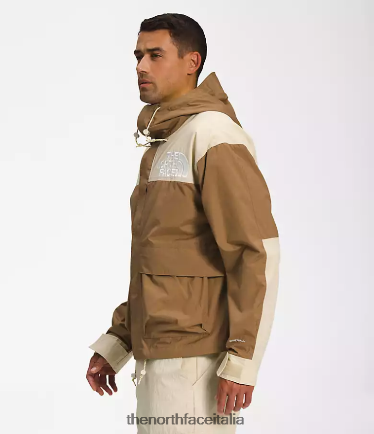 The North Face vestiario 460N8D204 marrone utilitario/ghiaia uomini Giacca da montagna hi-tek 86 low-fi