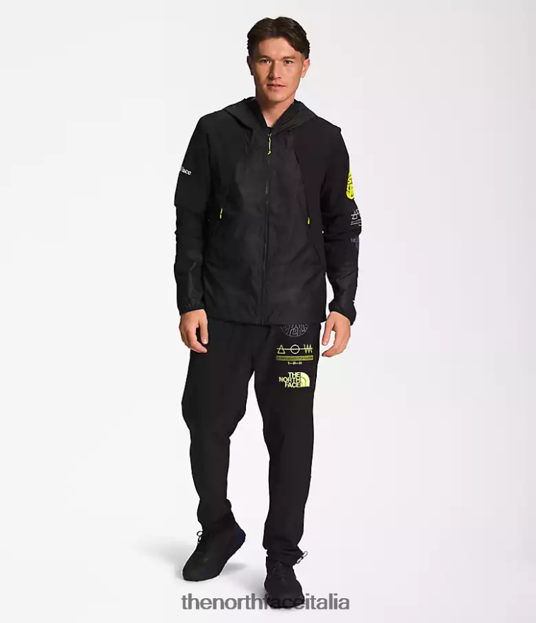 The North Face vestiario 460N8D345 grazie nero uomini giacca da trailwear con fischietto