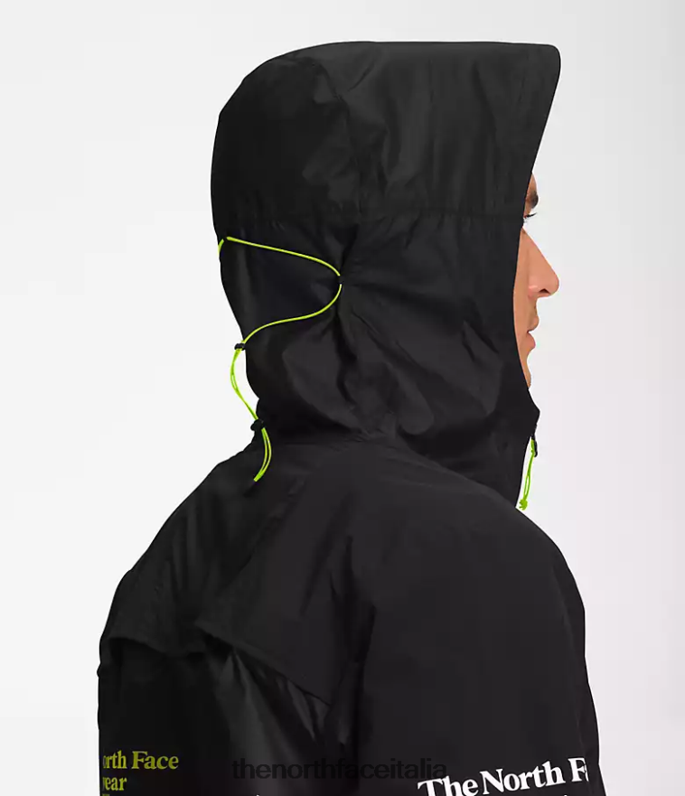 The North Face vestiario 460N8D345 grazie nero uomini giacca da trailwear con fischietto
