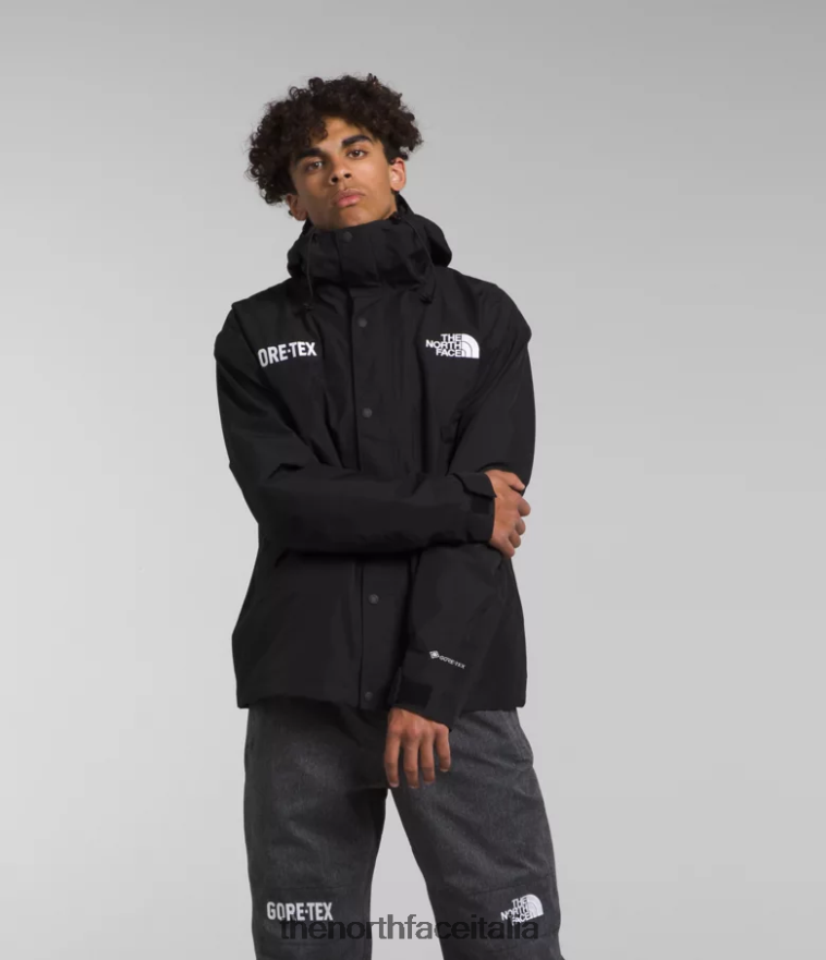 The North Face vestiario 460N8D543 grazie nero uomini giacca da montagna gtx