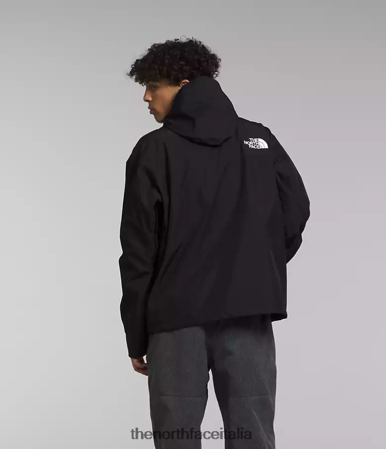 The North Face vestiario 460N8D543 grazie nero uomini giacca da montagna gtx
