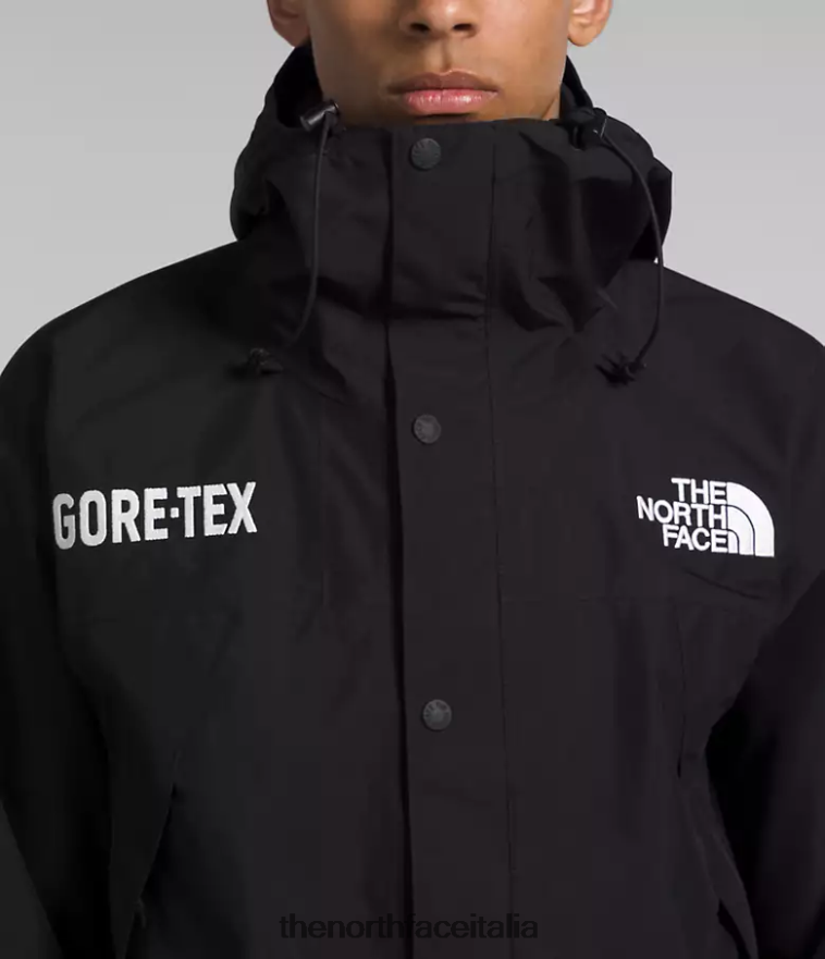 The North Face vestiario 460N8D543 grazie nero uomini giacca da montagna gtx