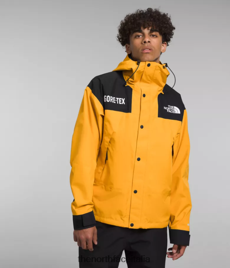 The North Face vestiario 460N8D544 vertice oro/tnf nero uomini giacca da montagna gtx