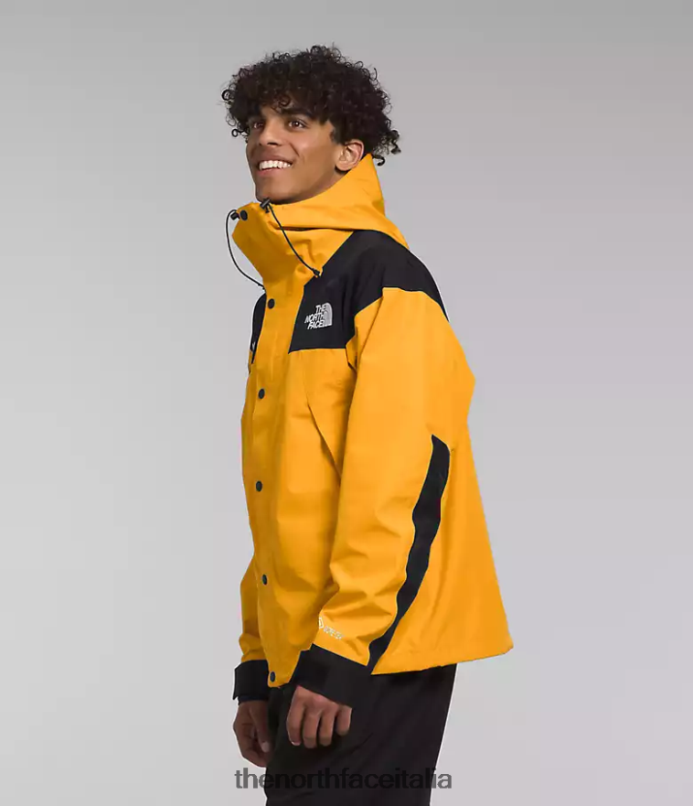 The North Face vestiario 460N8D544 vertice oro/tnf nero uomini giacca da montagna gtx