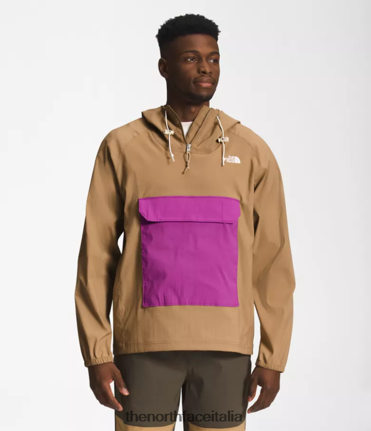The North Face vestiario 460N8D595 fiore di cactus marrone/viola utile uomini maglione di classe v - Clicca l'immagine per chiudere