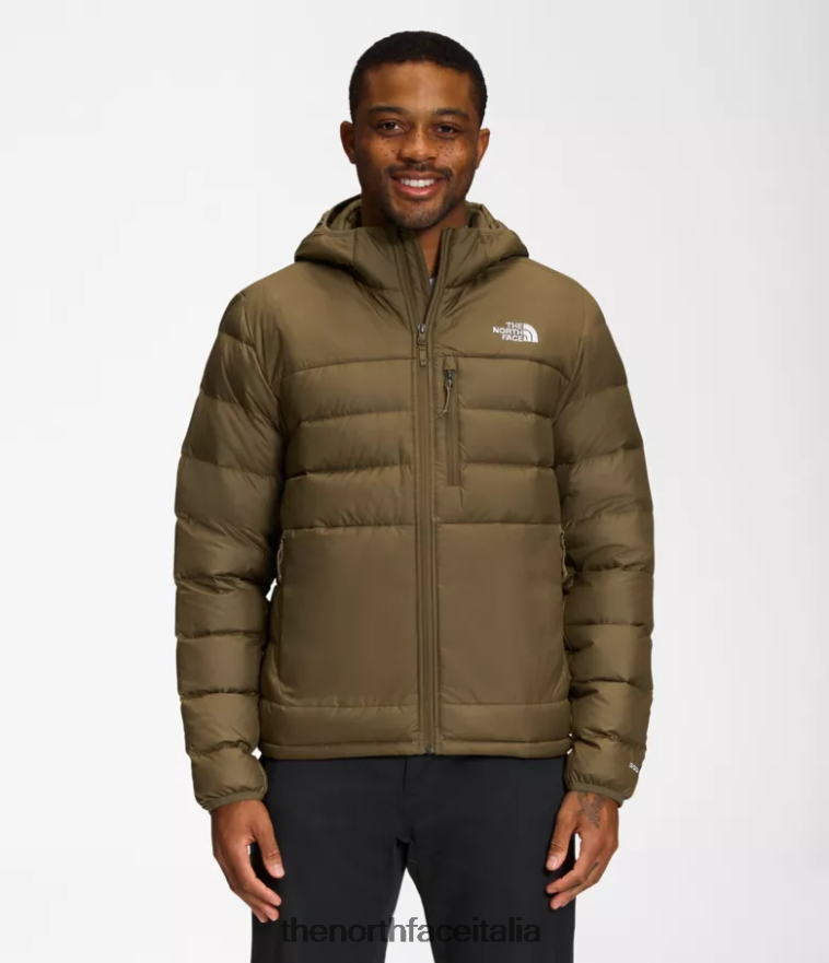 The North Face vestiario 460N8D596 olivo militare uomini Felpa con cappuccio Aconcagua 2 - Clicca l'immagine per chiudere