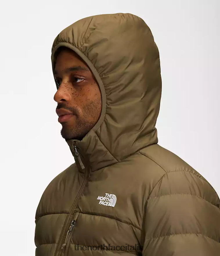 The North Face vestiario 460N8D596 olivo militare uomini Felpa con cappuccio Aconcagua 2