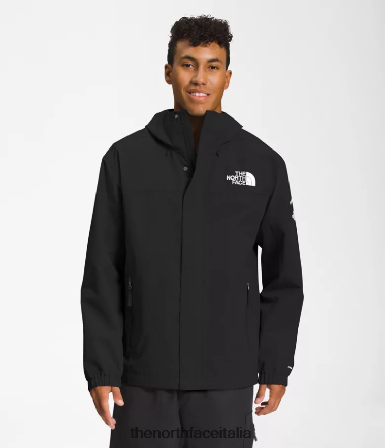 The North Face vestiario 460N8D5 grazie nero uomini giacca tnf ripiegabile