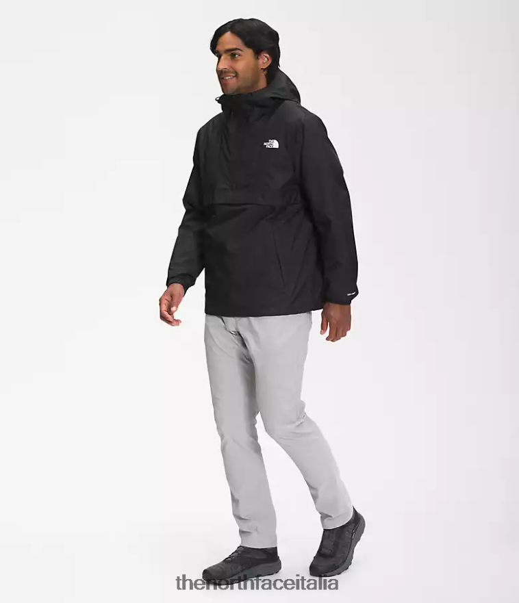 The North Face vestiario 460N8D699 grazie nero uomini giacca a vento antora