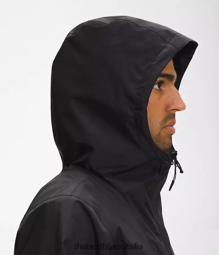 The North Face vestiario 460N8D699 grazie nero uomini giacca a vento antora