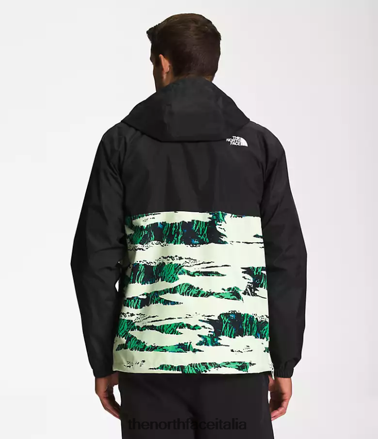 The North Face vestiario 460N8D701 stampa mimetica tnf nero/marrone utile uomini giacca a vento antora