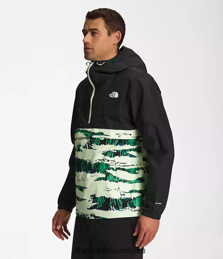 The North Face vestiario 460N8D701 stampa mimetica tnf nero/marrone utile uomini giacca a vento antora