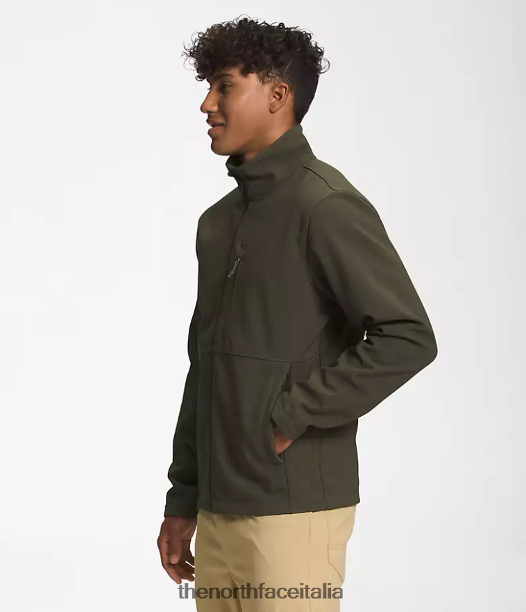 The North Face vestiario 460N8D772 nuova erica scura verde tortora uomini Giacca bionica Apex