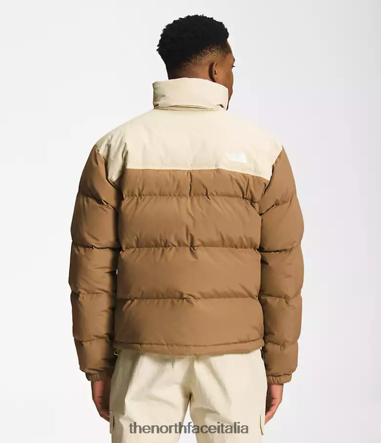 The North Face vestiario 460N8D827 marrone utilitario/ghiaia uomini 92 low-fi hi-tek nuptse