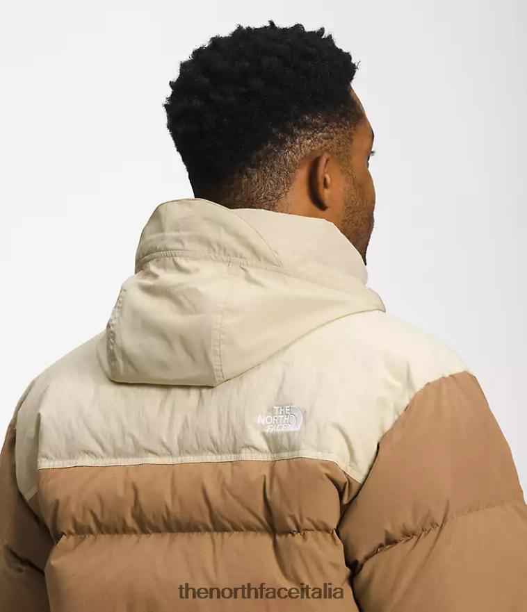 The North Face vestiario 460N8D827 marrone utilitario/ghiaia uomini 92 low-fi hi-tek nuptse