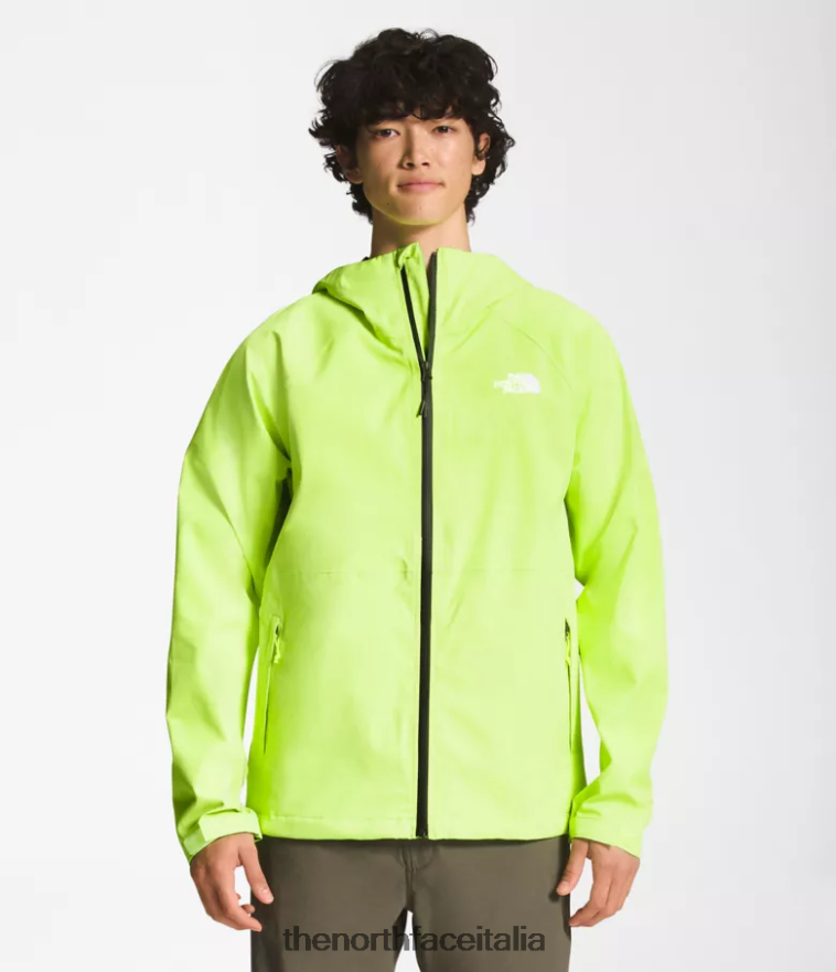 The North Face vestiario 460N8D870 led giallo uomini giacca elasticizzata valle vista
