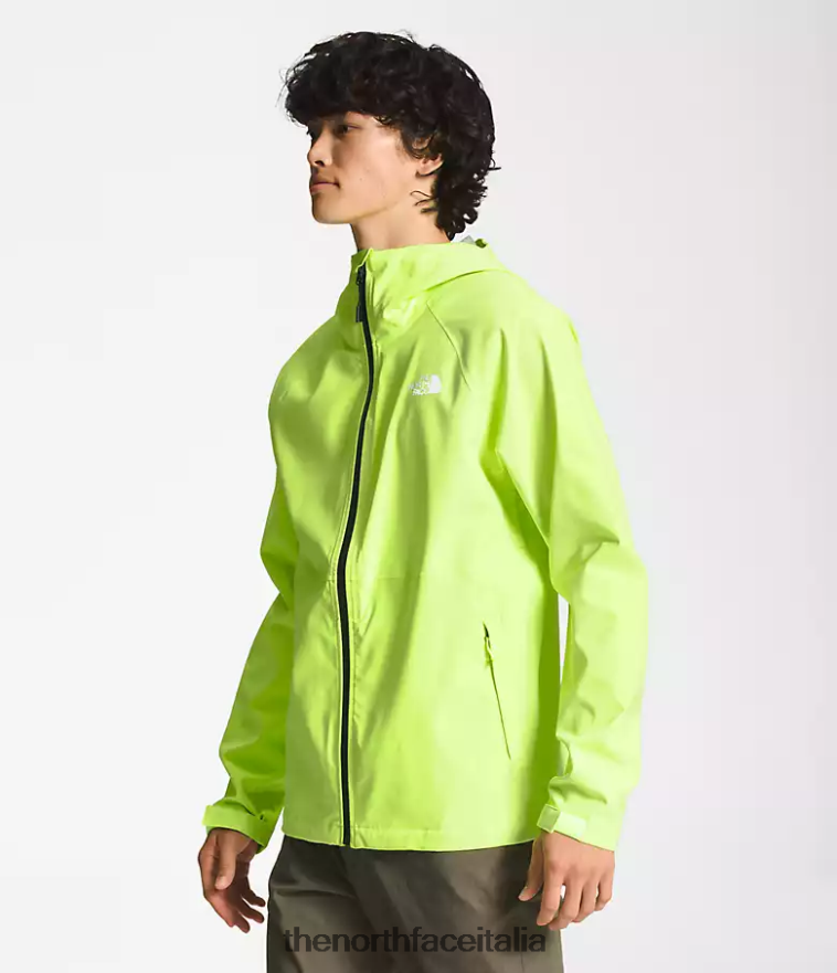 The North Face vestiario 460N8D870 led giallo uomini giacca elasticizzata valle vista