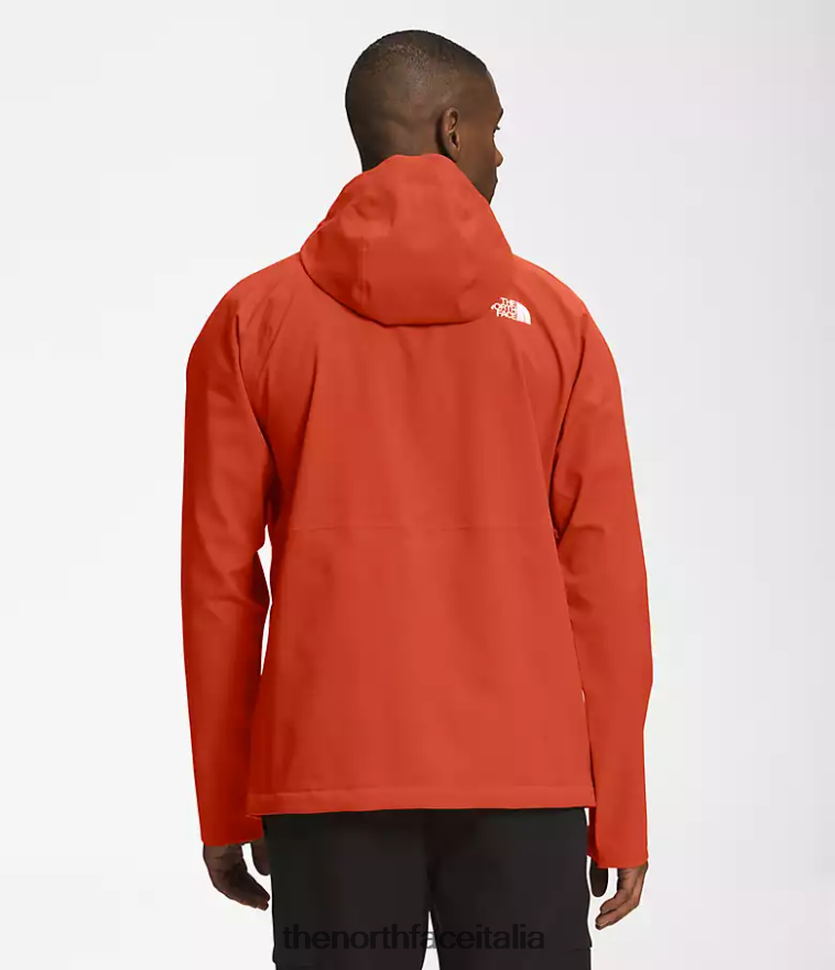 The North Face vestiario 460N8D872 bronzo arrugginito uomini giacca elasticizzata valle vista