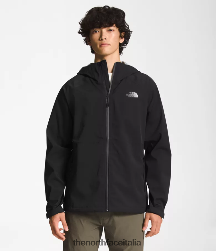 The North Face vestiario 460N8D873 grazie nero uomini giacca elasticizzata valle vista