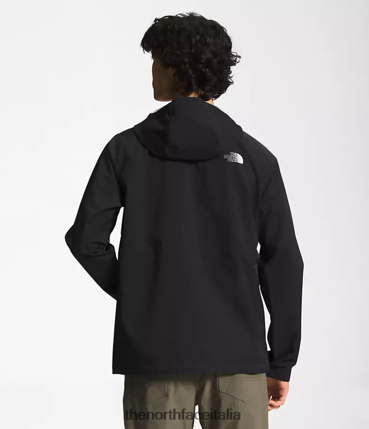The North Face vestiario 460N8D873 grazie nero uomini giacca elasticizzata valle vista