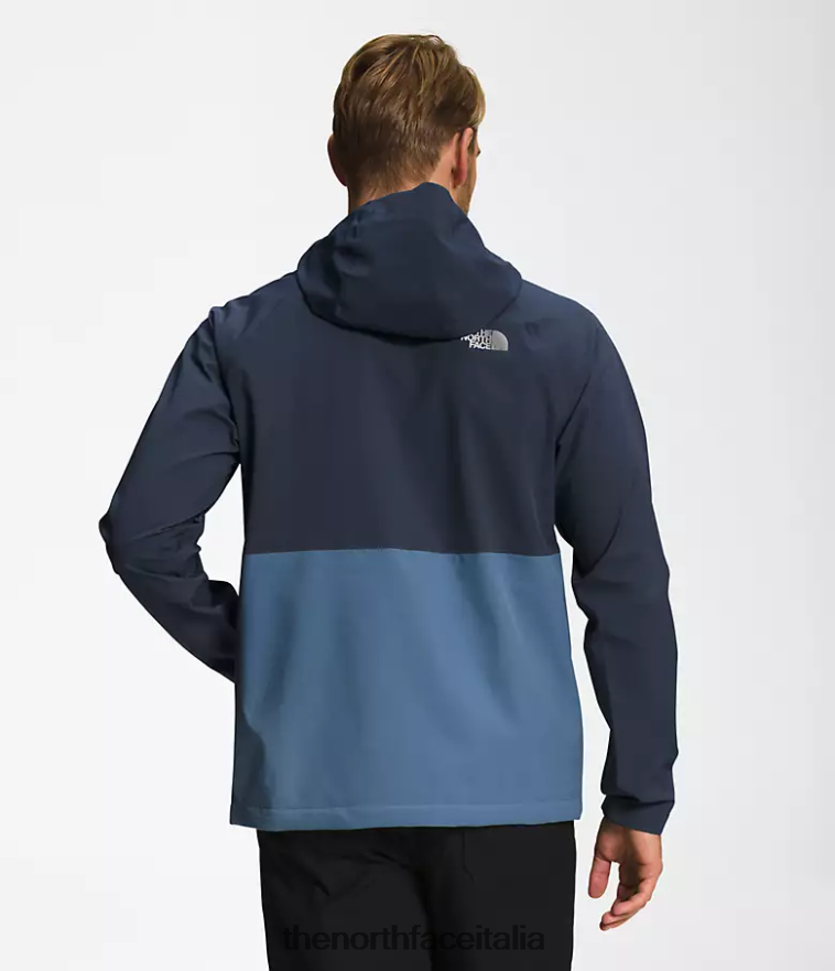 The North Face vestiario 460N8D874 vertice blu navy/ombreggiato uomini giacca elasticizzata valle vista