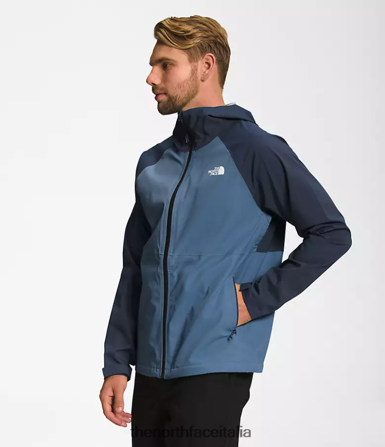 The North Face vestiario 460N8D874 vertice blu navy/ombreggiato uomini giacca elasticizzata valle vista