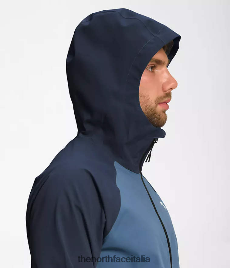 The North Face vestiario 460N8D874 vertice blu navy/ombreggiato uomini giacca elasticizzata valle vista