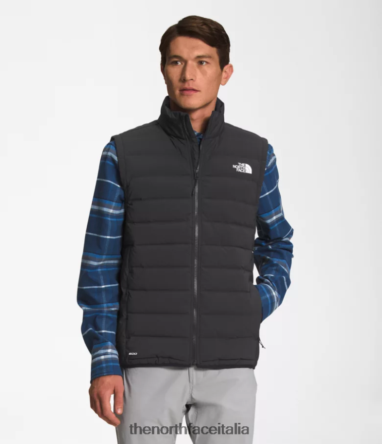 The North Face vestiario 460N8D1031 grazie nero uomini Gilet in piumino elasticizzato Belleview