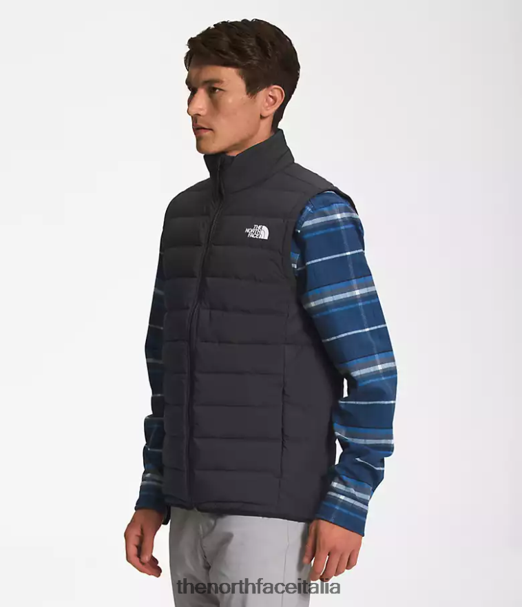 The North Face vestiario 460N8D1031 grazie nero uomini Gilet in piumino elasticizzato Belleview