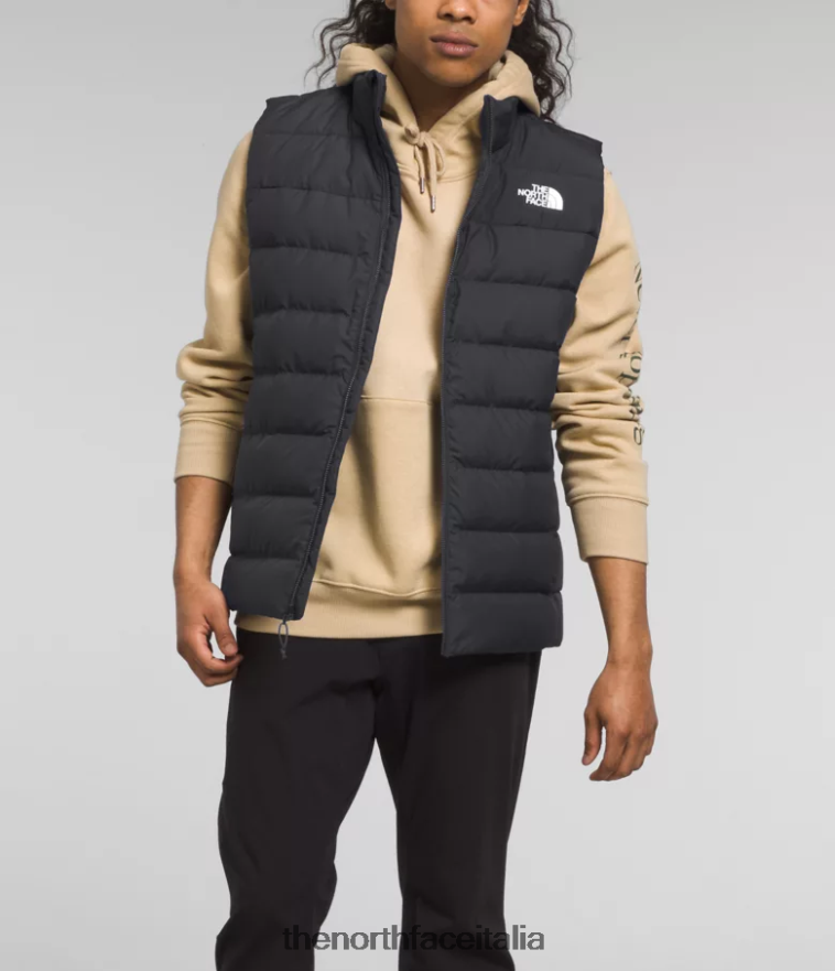 The North Face vestiario 460N8D991 grigio asfalto uomini gilet aconcagua 3