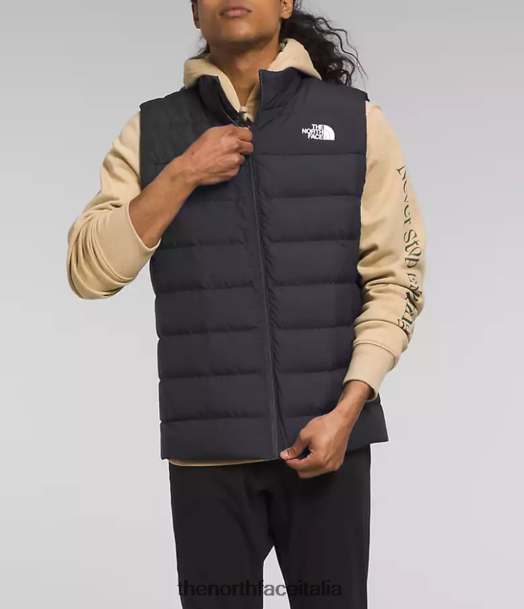 The North Face vestiario 460N8D991 grigio asfalto uomini gilet aconcagua 3