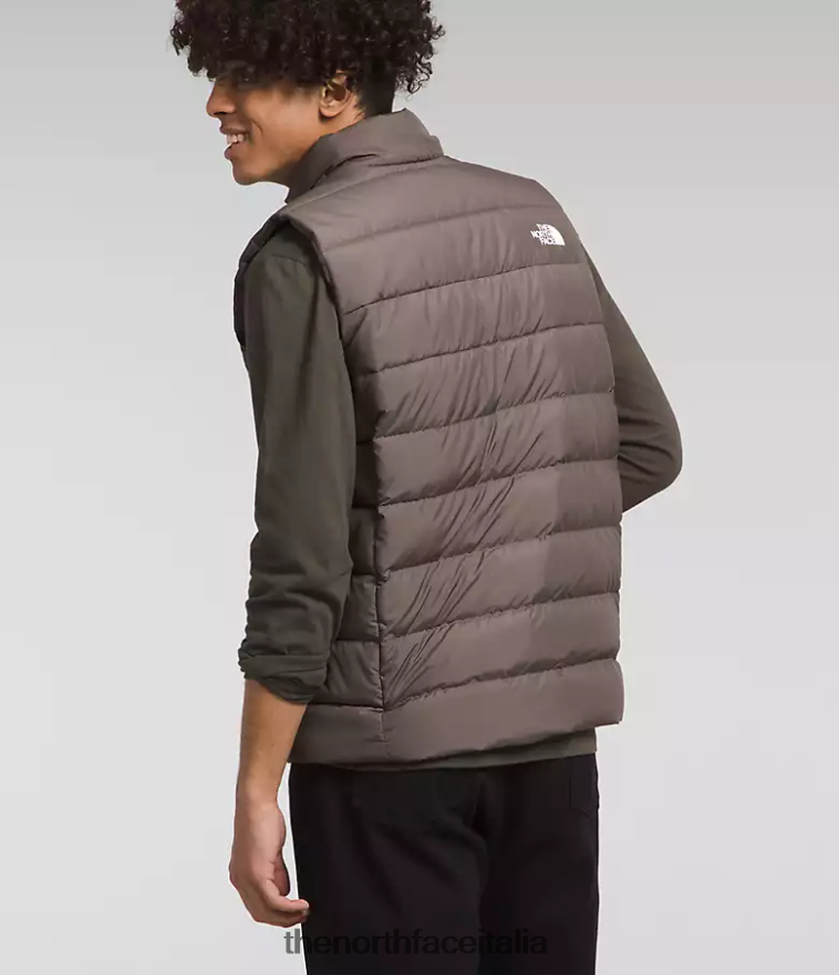 The North Face vestiario 460N8D992 marrone falco uomini gilet aconcagua 3
