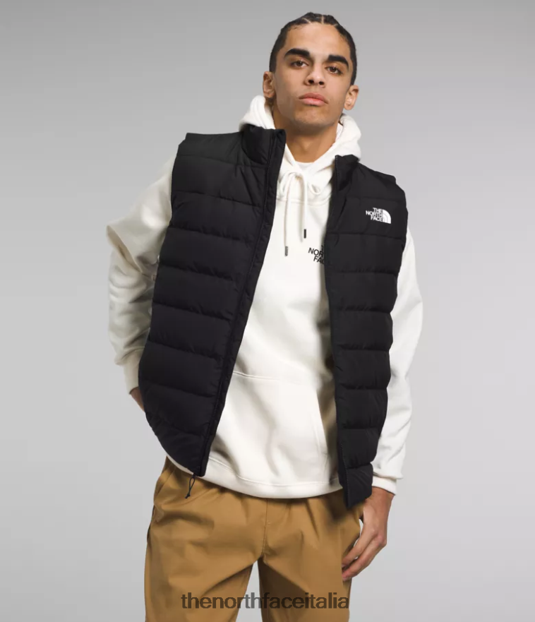 The North Face vestiario 460N8D993 grazie nero uomini gilet aconcagua 3