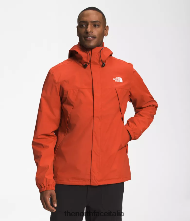 The North Face vestiario 460N8D1001 bronzo arrugginito uomini triclima di antora