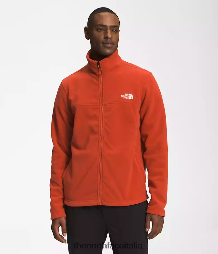 The North Face vestiario 460N8D1001 bronzo arrugginito uomini triclima di antora