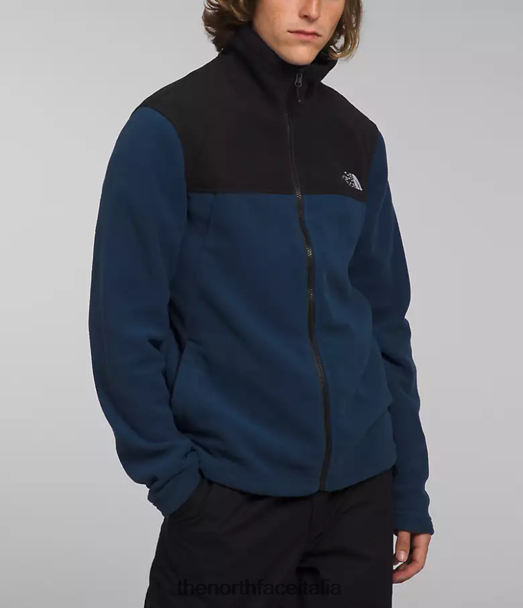 The North Face vestiario 460N8D1003 summit blu scuro/tnf nero uomini triclima di antora