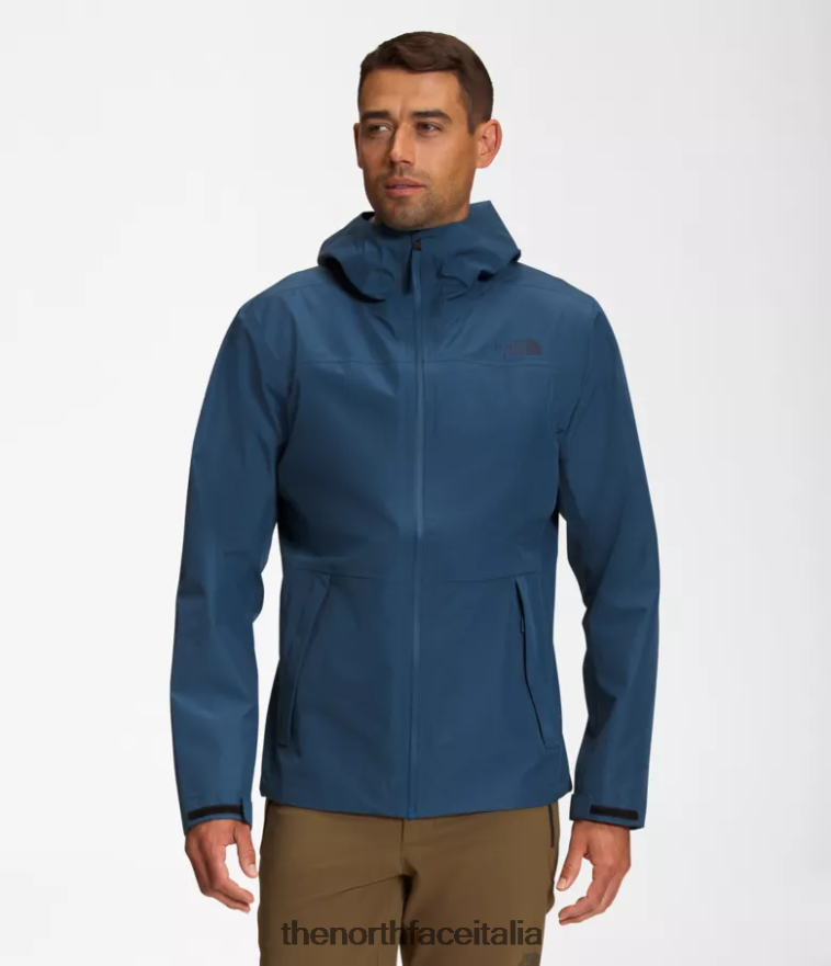 The North Face vestiario 460N8D1114 blu ombroso uomini giacca dryzzle futurelight