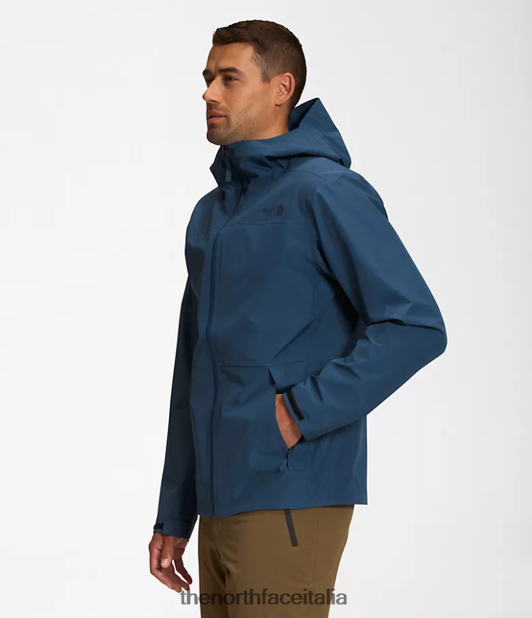The North Face vestiario 460N8D1114 blu ombroso uomini giacca dryzzle futurelight