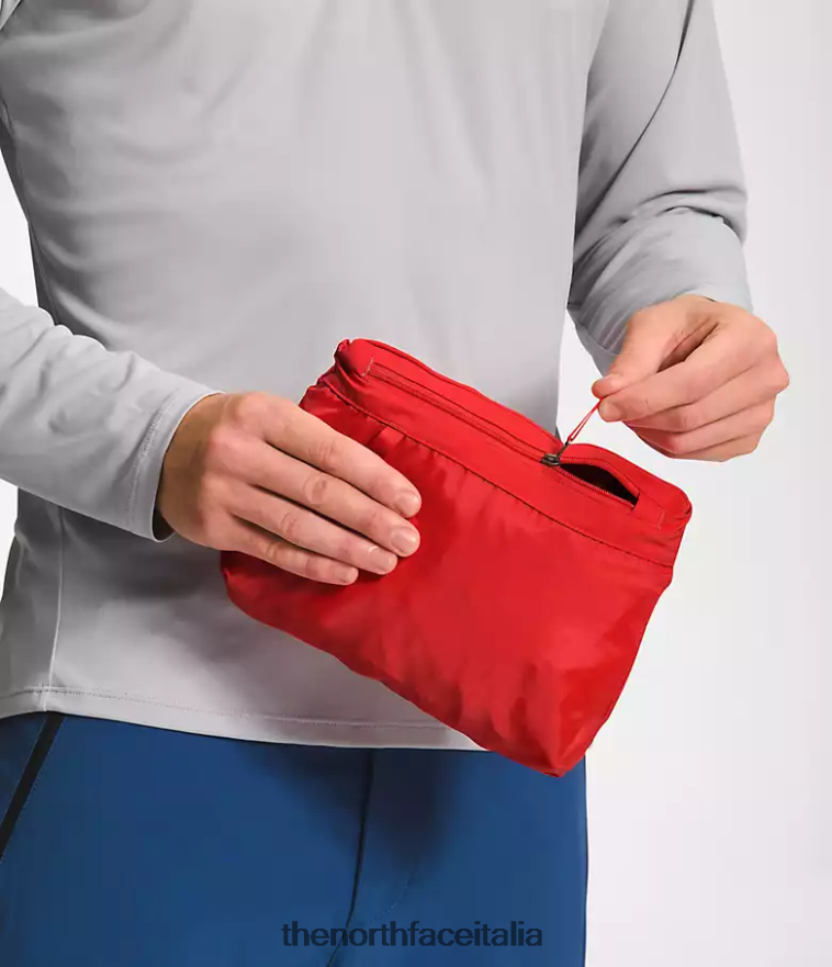 The North Face vestiario 460N8D1115 rosso fuoco uomini giacca dryzzle futurelight