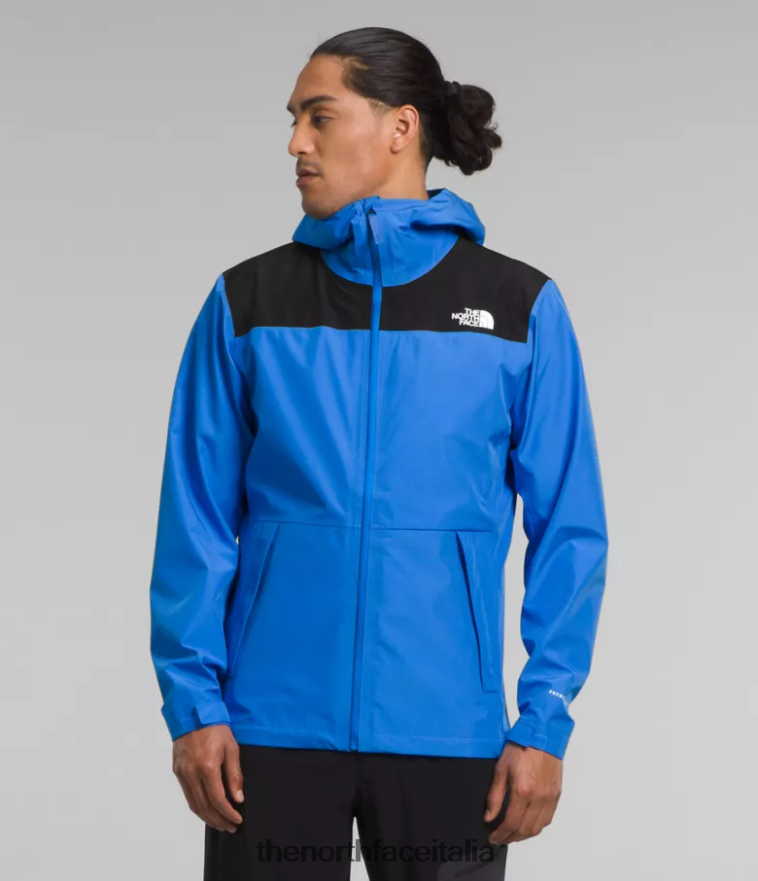 The North Face vestiario 460N8D1118 blu ottico/tnf nero uomini giacca dryzzle futurelight
