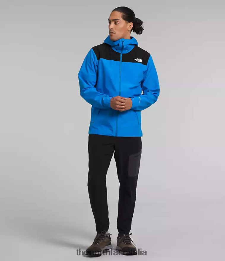 The North Face vestiario 460N8D1118 blu ottico/tnf nero uomini giacca dryzzle futurelight