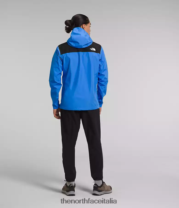 The North Face vestiario 460N8D1118 blu ottico/tnf nero uomini giacca dryzzle futurelight