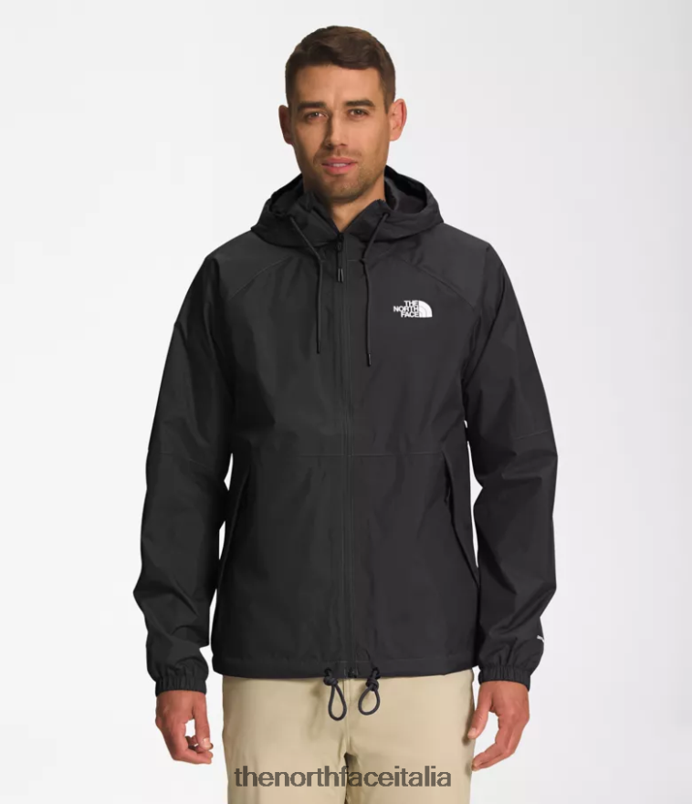 The North Face vestiario 460N8D1193 grazie nero uomini felpa con cappuccio antipioggia antora - Clicca l'immagine per chiudere
