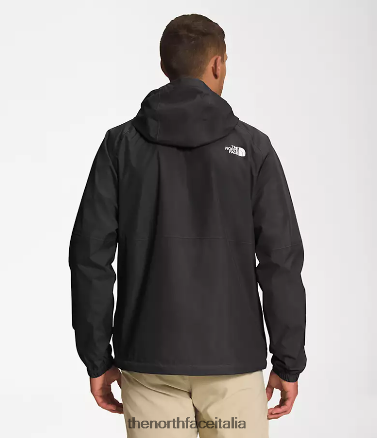 The North Face vestiario 460N8D1193 grazie nero uomini felpa con cappuccio antipioggia antora
